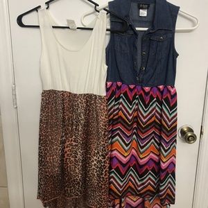 2- Girls Dresses Size 10 Used